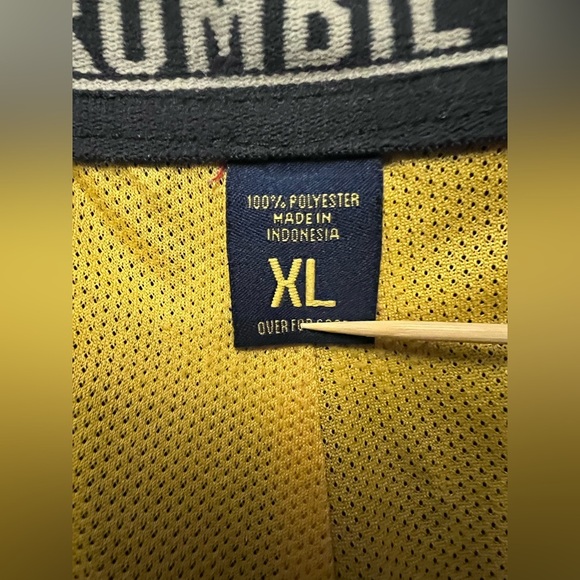 Abercrombie & Fitch Windbreaker Track Pants Mens XL Navy Lined Zip Ankle Y2K EUC - Picture 5 of 6